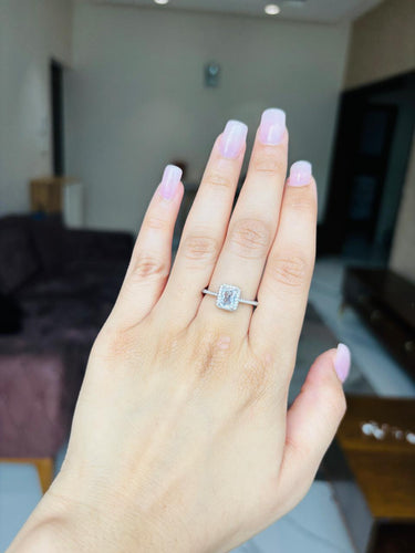 925 Silver Rectangular Sleek Ring